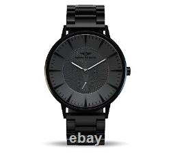 Men's Black Brushed Limited Edition Swiss Movement Watch By Nation of Souls