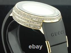 Mens Custom Limited Edition Grammy Gucci Diamond I-Gucci YA114215 Digital Watch