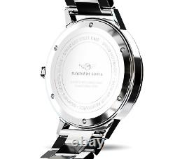 Mens Silver Gloss Limited Edition Swiss Mvt Watch By Nation of Souls RRP £249