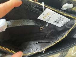 Michael Kors Women Leather Crossbody Bag Handbag Purse Satchel Shoulder Black MK