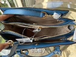 Michael Kors Women Leather Crossbody Bag Handbag Purse Satchel Shoulder Brown MK