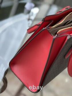 Michael Kors Women Leather Crossbody Bag Handbag Purse Satchel Shoulder Brown MK