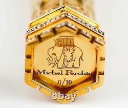Michel Perchin Diamond & Ruby Gothic Limited Edition Fountain Pen #0/10