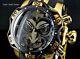 NEW 52MM Invicta Reserve VENOM JOKER DC SWISS Quartz Black & Gold Band Watch