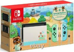 NEW Animal Crossing New Horizons Limited Edition Nintendo Switch Console