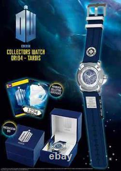 NEW IN BOX Dr Doctor Who Official BBC Limited Edition TARDIS Collector's Watch