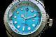 NEW Invicta Hydromax OCEAN VOYAGE LIMITED EDITION Wavy Blue Dial Stainless Watch