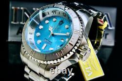 NEW Invicta Hydromax OCEAN VOYAGE LIMITED EDITION Wavy Blue Dial Stainless Watch