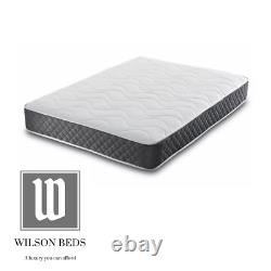 NEW Memory Foam & Spring Quilted Mattress. 3ft Single, 4ft, 4ft6 Double, 5ft