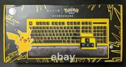 NEW Razer Pokemon Limited Edition Pikachu Gaming Backlight Keyboard