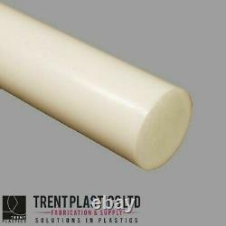 Natural Nylon 66 Round Rod Plastic Engineering Bar Tecamid 6.6 Billet Plastic