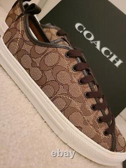 New $229 Coach Logo Sneaker Shoes 9.5 B Womens Limited Edition