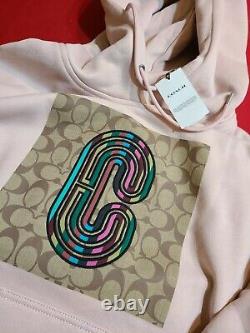 New $350 Coach Limited Edition Womens Hoodie Medium Multicolor