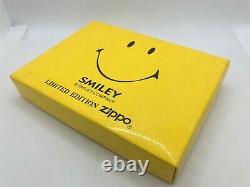 New Auth ZIPPO 2001 Limited Edition SMILEY Rainbow Lighter & Carabiner Set
