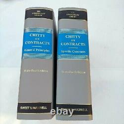 New Chitty On Contracts 34th Edition Vol 1 & 2 Set Hardback Sweet & Maxwell