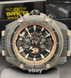 New Invicta Marvel Ironman Limited Men's 52mm Rose Gold Chronograph Watch