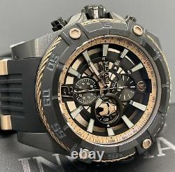 New Invicta Marvel Ironman Limited Men's 52mm Rose Gold Chronograph Watch