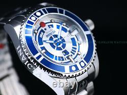New Invicta Men's 47mm Ltd. Ed. 300M Grand Diver Automatic Silver / Blue SS Watch