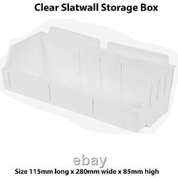 New Stronge & Heavyduty Wide Storage Box Slatbox Slatwall Display Premium Qualty