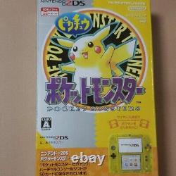 Nintendo 2DS Pokémon Pikachu Limited Edition Pack withArt Book New