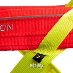 Non-Stop Dogwear Freemotion Harness 5.0 Limited Edition, YellowithPink/Blue