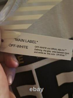 Off white virgil abloh t shirt 2013 limited edition main lable size xl stunning