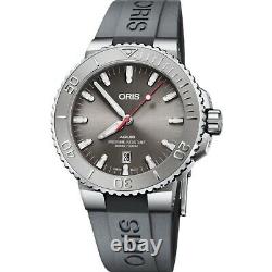 Oris 01 733 7730 4153-07 4 24 63EB Men's Aquis Date Grey Automatic Watch
