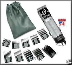 Oster Silver Classic 76 Limited Edition Hair Clipper +10 PC Comb Guide Set NEW