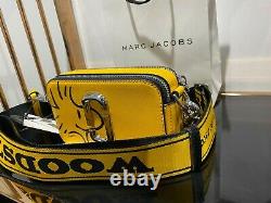 PEANUTS x MARC JACOBS Snapshot Woodstock Yellow Small Camera Bag 100% AUTHENTIC