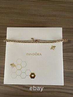 Pandora Shine Yellow Gold Bee Choker Necklace- Limited Edition- Unused