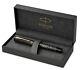 Parker Duofold 100 Anniversary Limited Edition Black GT Fountain Pen Fine Pt New