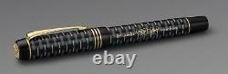 Parker Duofold 100 Anniversary Limited Edition Black GT Fountain Pen Fine Pt New
