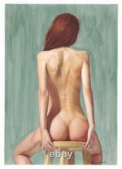 Pin-Up Art Nude Drawing Erotic COLLECTORS EDITION Act 985 by Ariel