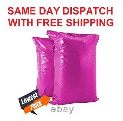 Pink Mailing Bags Strong Poly Postal Postage Mailers for Packaging 13 x 19