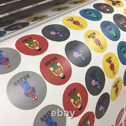 Printed Vinyl Stickers Multiple PREMIUM Finishes Matt, Static Cling, Clear