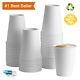 Recyclable Premium Disposable 12oz Single Wall White Paper Hot Tall Coffee Cups