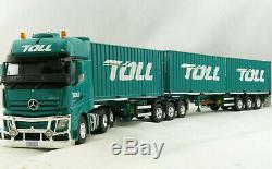 Road Ragers Cooee Australian Toll Mercedes Actros B double Container Set 150