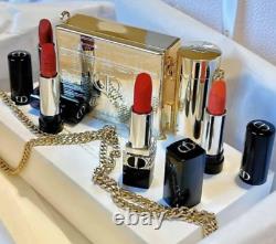 Rouge Dior Minaudiere Gold Lipstick Holder and Bag The Atelier of Dreams BNIB