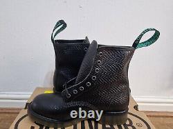 SOLOVAIR Ladies Black Grain Derby Leather Boot UK Size 5 Limited Edition New