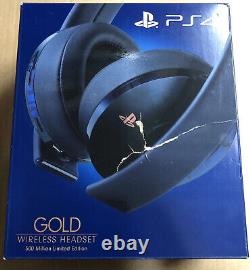 SONY Gold Wireless Headset 500 Million Limited Edition