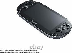 SONY PS Vita PCH-1000 / 1100 Black Model OLED Wi-Fi withBox Mint Condition