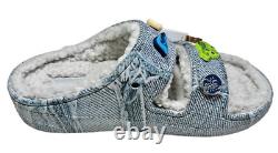SZA x Crocs Cozzzy Sandal Slides Size US 6 W / US 4 M Denim LIMITED EDITION OBO