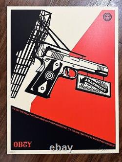 Shepard Fairey, Limited Edition, Signed/Numbered, Screen Print, 2nd Amendment