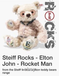 Steiff Rocks! Elton John Teddy Bear Collectable. Limited Edition 355882