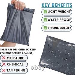 Strong Grey Mailing Bags Postal Poly Postage Self Seal Mixed Bags Full Range