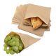 Sulphite White & Brown Kraft Paper Bags for Takeaway Food & Grocery