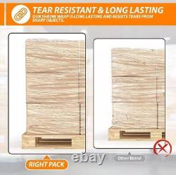 T4M STRONG ROLLS CLEAR PALLET STRETCH SHRINK WRAP 400mmx250m PACKING CLING FILM