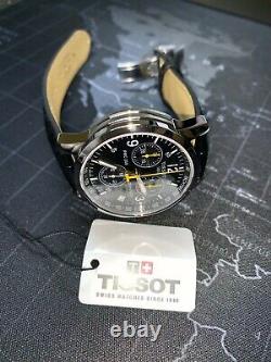 TISSOT T-Sport PRC 200 T17.1.526.52 Leather Wristwatch T461 Chronograph Men's