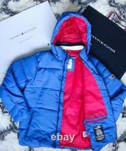 TOMMY HILFIGER TJM Limited Edition Down Puffer Jacket in BLUE (L) RRP £180