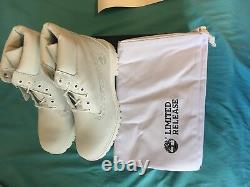 Timberland ghost white shoes boots size 10 limited edition